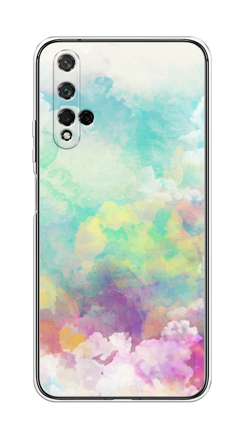 

Чехол на Honor 20/Huawei Nova 5T "Воздушное небо", Белый;голубой;розовый;желтый, 610550-1