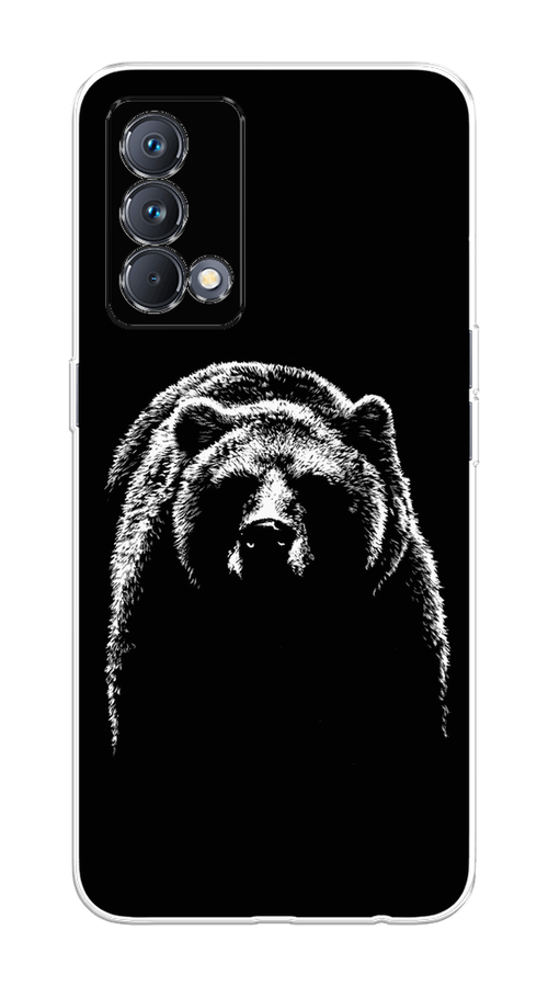 

Чехол на Realme GT Master Edition "Медведь в ночи", Белый;черный, 2510450-1