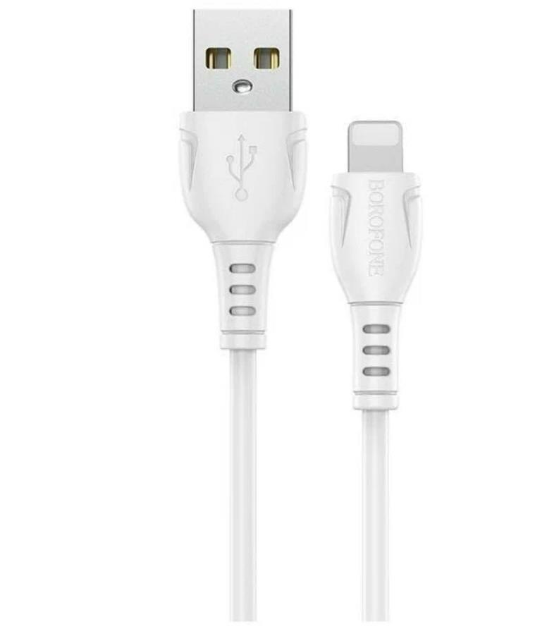 

Кабель зарядный для iphone Borofone BX51 Lightning 1 метр белый для зарядки айфон