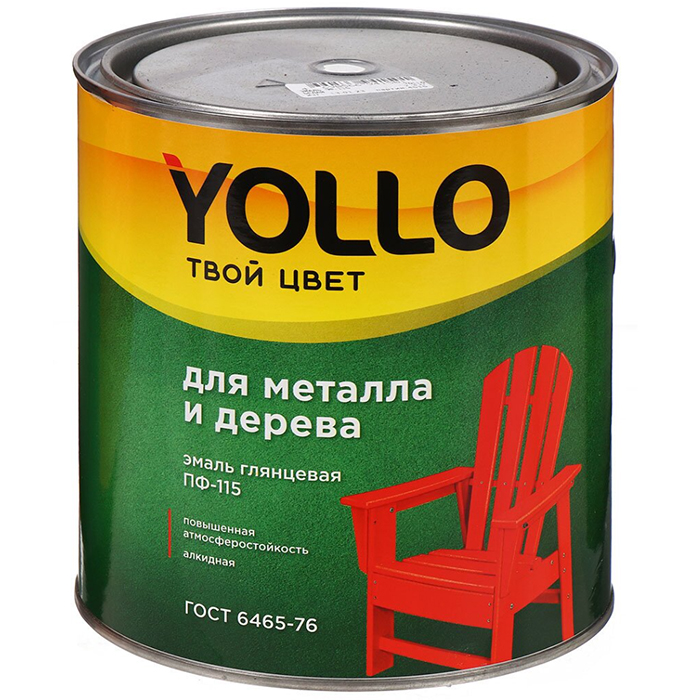 

Эмаль YOLLO, ПФ-115, св-гол, 2,8 кг