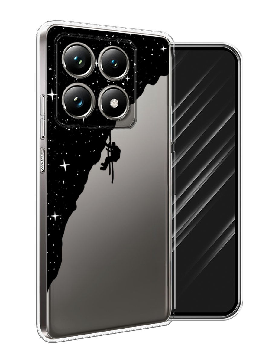 

Чехол Awog на Xiaomi 14T Pro "Скалолаз в космосе", Черный;белый;бежевый, 323450-1