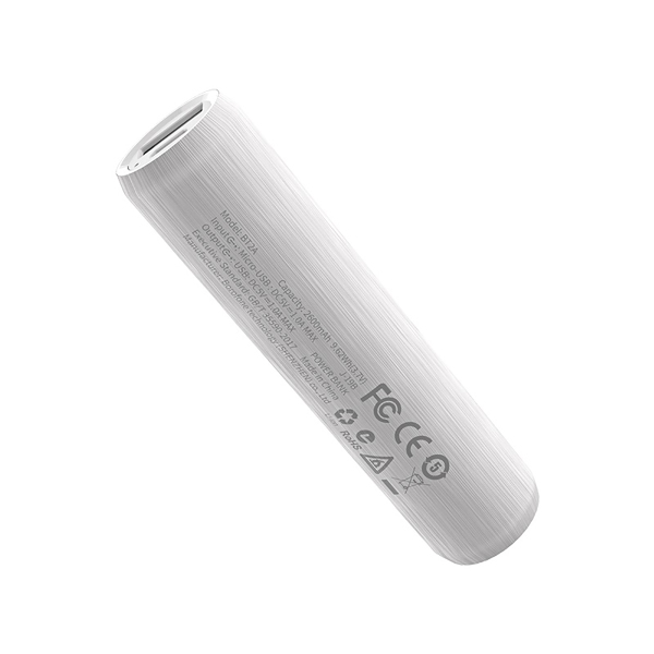 

Внешний аккумулятор Borofone BT2A 2600 mAh Белый, BT2A 2600 mAh Белый