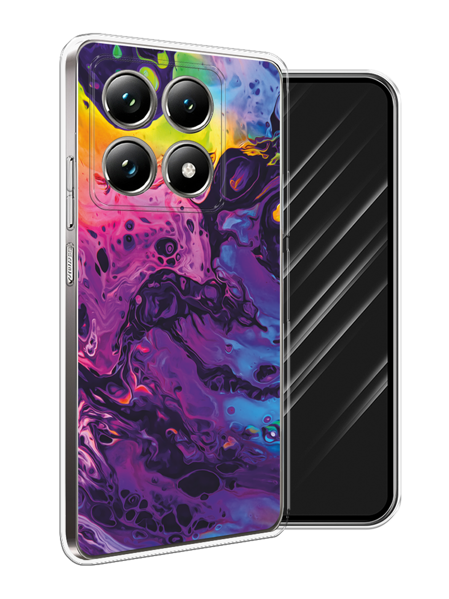 

Чехол Awog на Xiaomi 14T Pro "ACID fluid", Бордовый, 323450-1