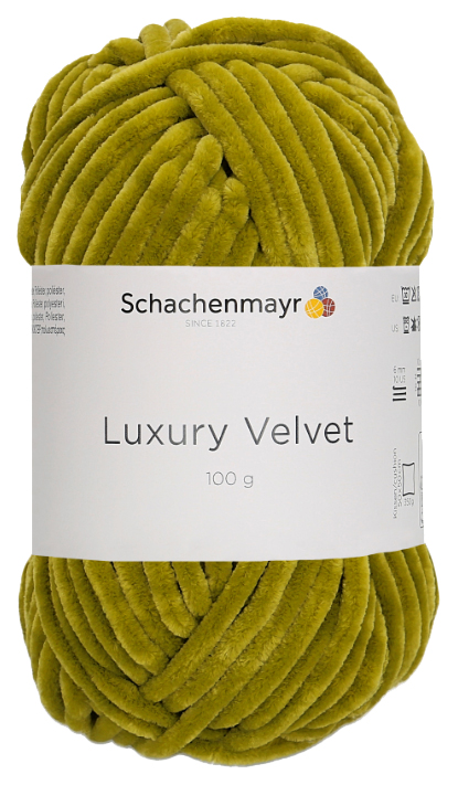 

Пряжа Schachenmayr 9807592 Luxury Velvet (00072, Lime), Luxury Velvet