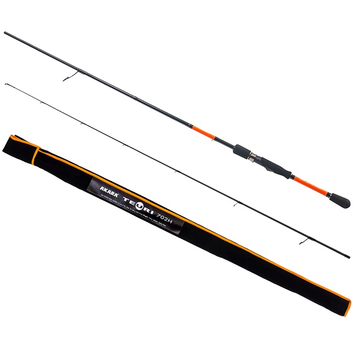 

Спиннинг штекерный угольный 2 колена Akara Teuri HS802 TX-30 (21-56) 2,44 м, Teuri