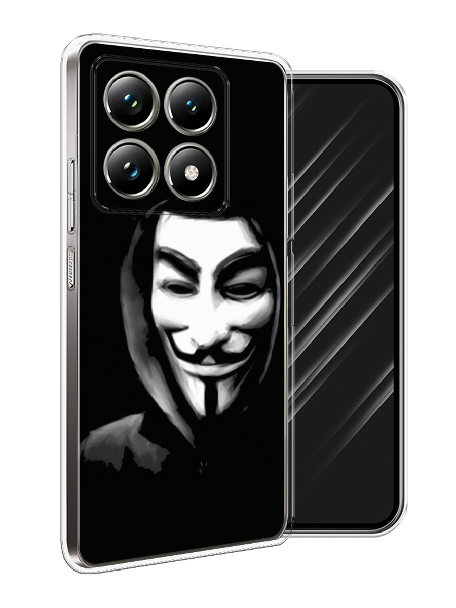 

Чехол Awog на Xiaomi 14T Pro "Анонимус", Черный;серый;белый, 323450-1
