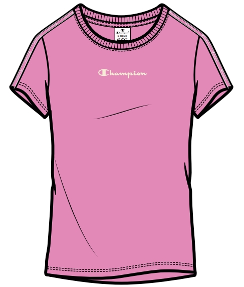 

Футболка женская Champion 114441-PS009 розовая M, 114441-PS009