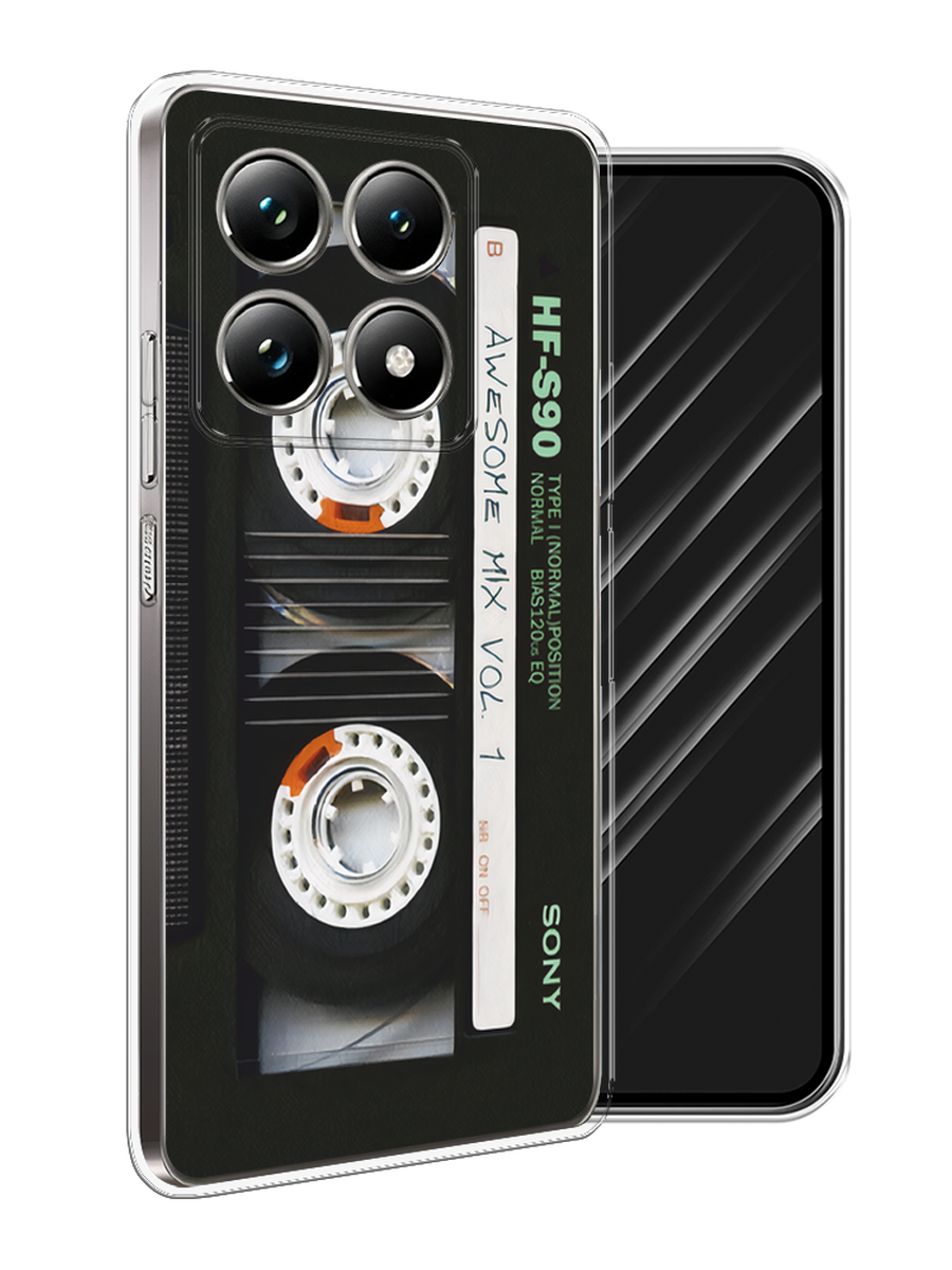 

Чехол Awog на Xiaomi 14T Pro "Кассета", Черный, 323450-1