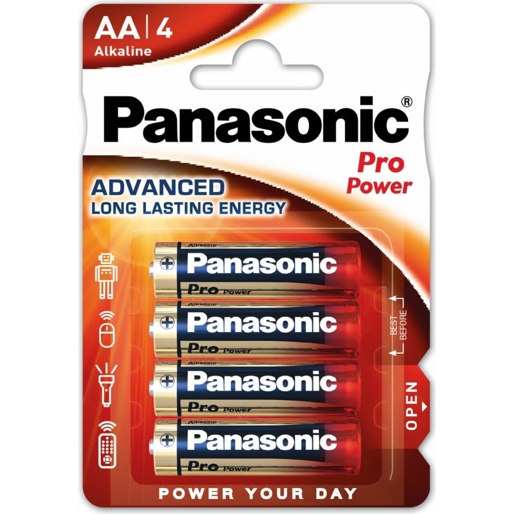 

Батарейка Panasonic Pro Power Xtreme LR6 AA 1.5В бл/4 щелочная