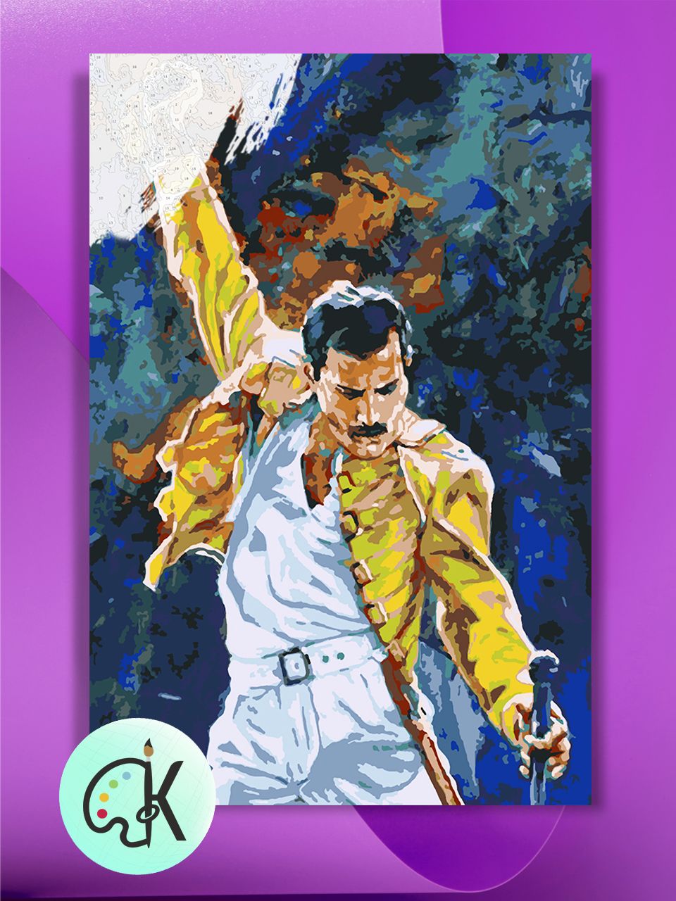 

Картина по номерам на холсте Культура Цвета Freddie Mercury, 40 х 60 см, Freddie Mercury