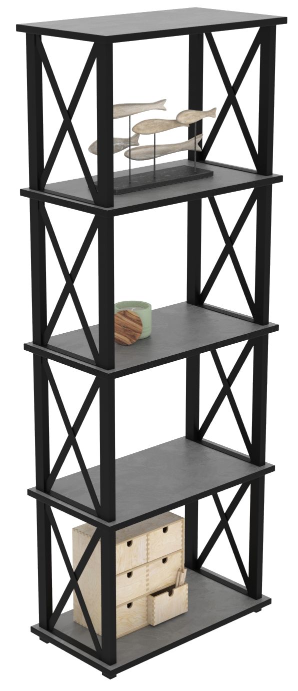 

Стеллаж Make Mebel Лофт-5 50х30х147 Серый, Лофт