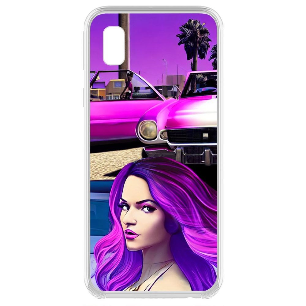 

Чехол-накладка Krutoff Clear Case Жизнь в розовом для Samsung Galaxy A01 Core (A013)