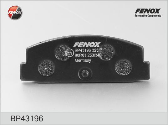 

Тормозные колодки FENOX BP43196