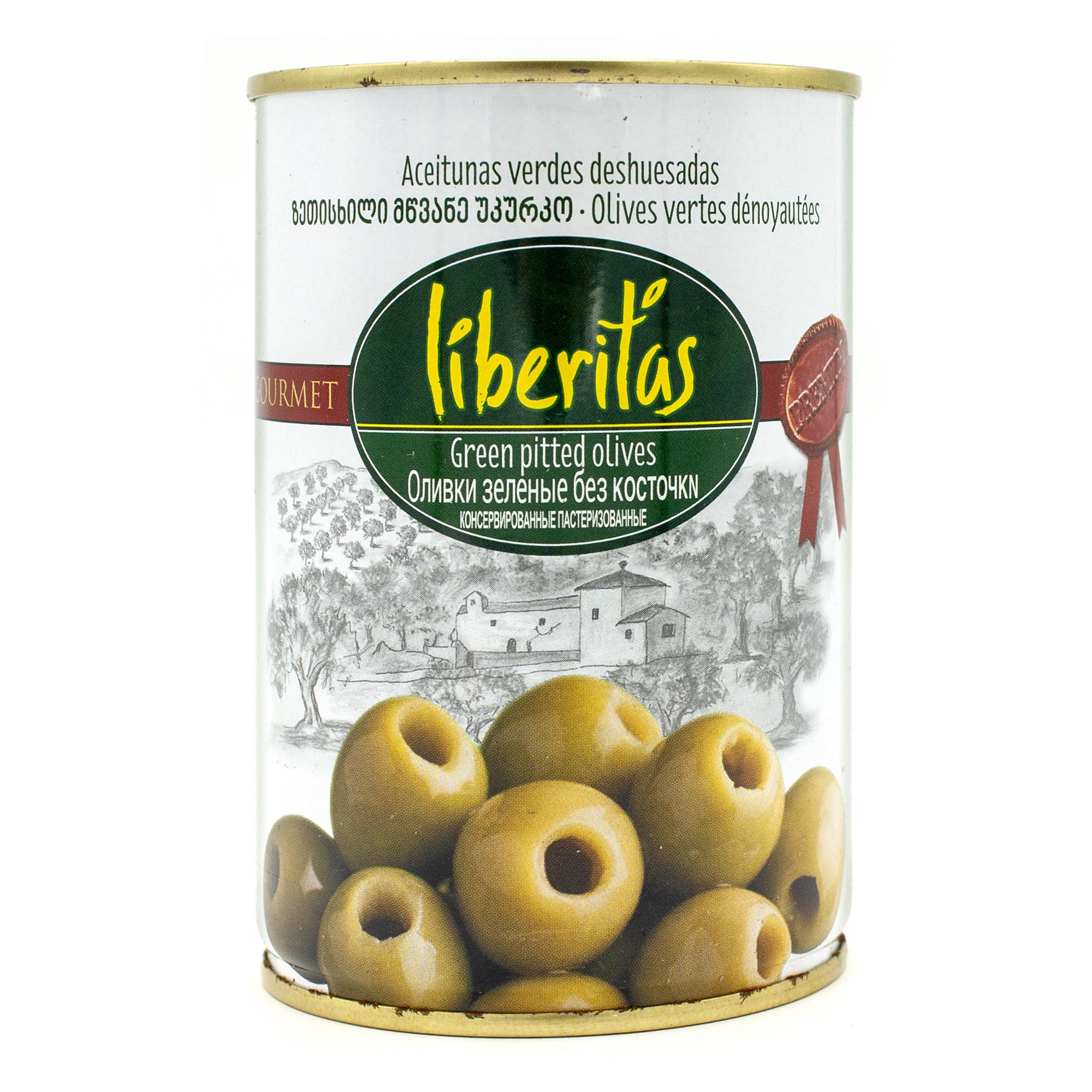 

Оливки Liberitas зеленые без косточки 425 г
