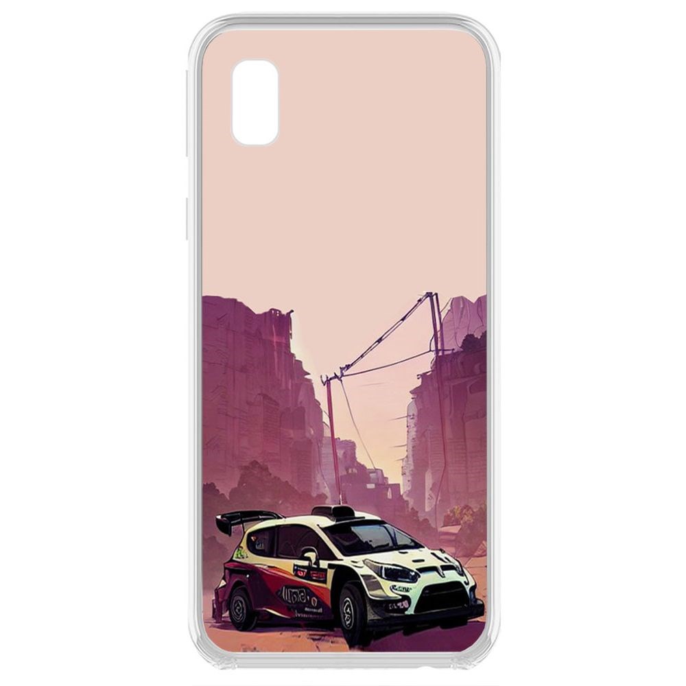 

Чехол-накладка Krutoff Clear Case Гоночный каньон для Samsung Galaxy A01 Core (A013)