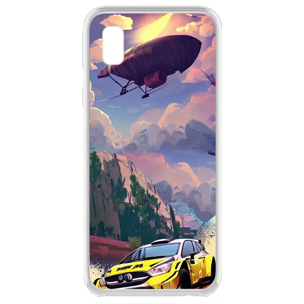 

Чехол-накладка Krutoff Clear Case Гонка для Samsung Galaxy A01 Core (A013)