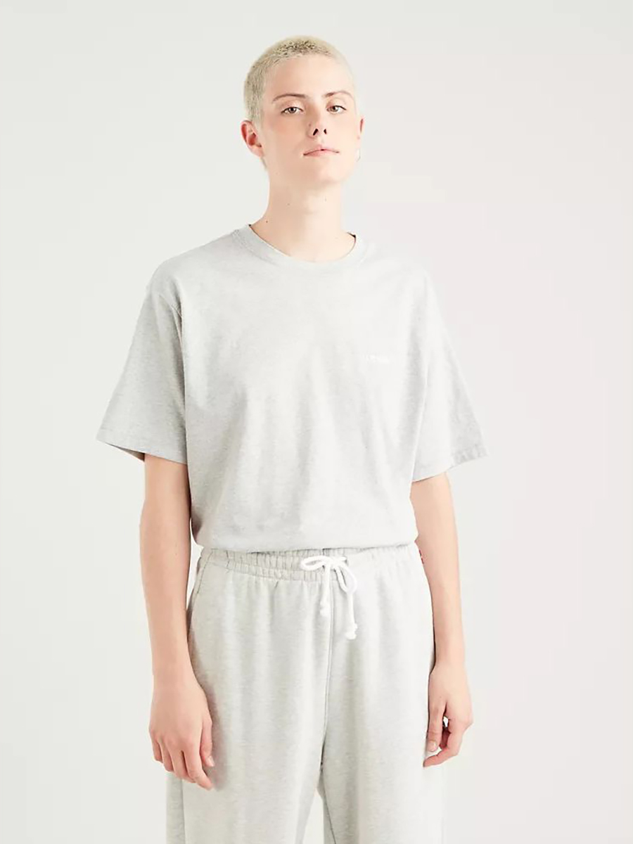 

Футболка женская Levi's A0637-0013 серая S, A0637-0013