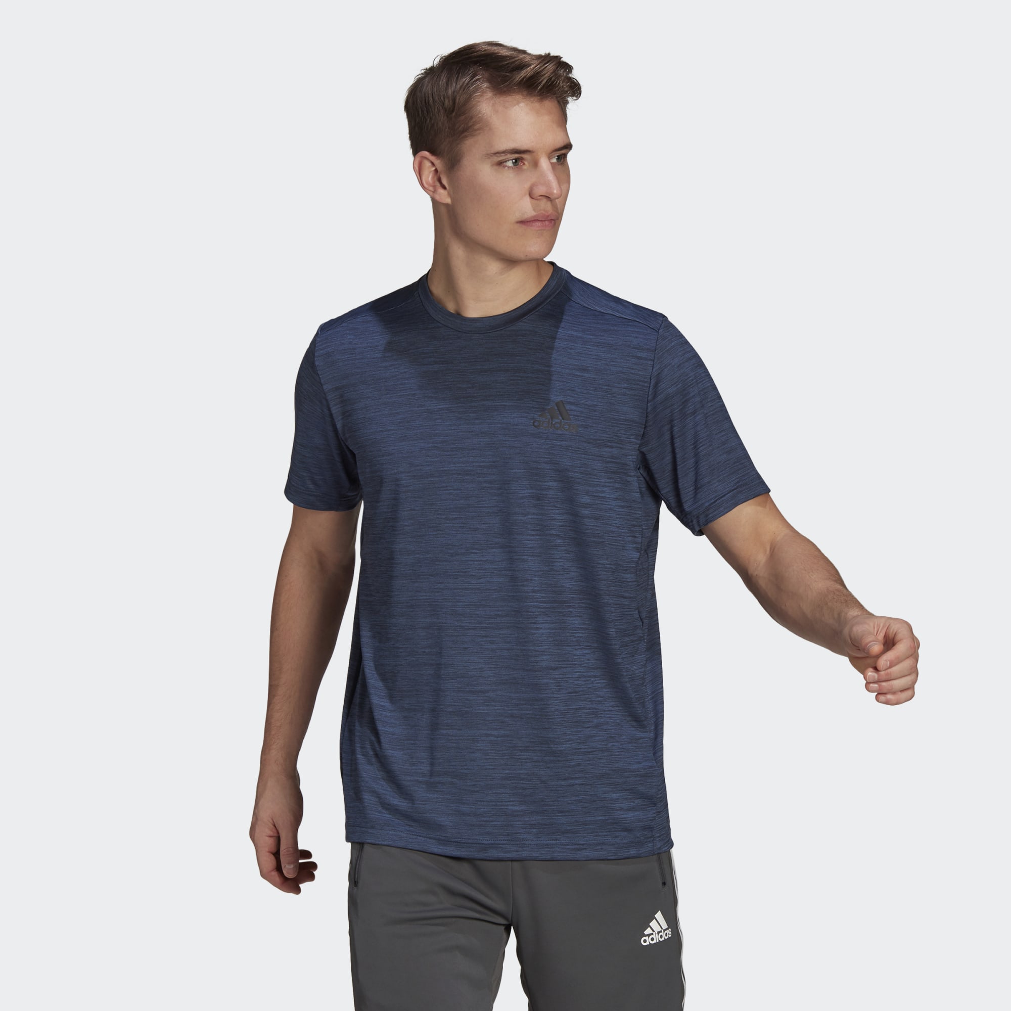 фото Футболка мужская adidas gm2133 синяя 2xl