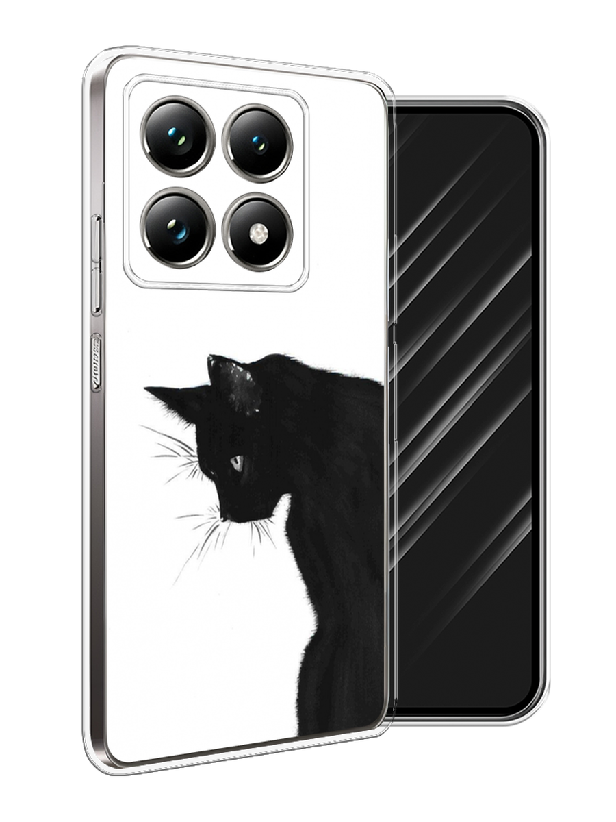 

Чехол Awog на Xiaomi 14T Pro "Black cat", Черный;белый, 323450-1