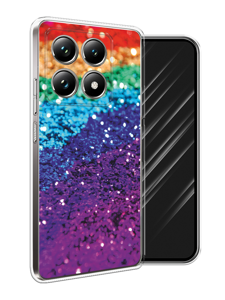 

Чехол Awog на Xiaomi 14T Pro "Блестящая радуга рисунок", Разноцветный, 323450-1