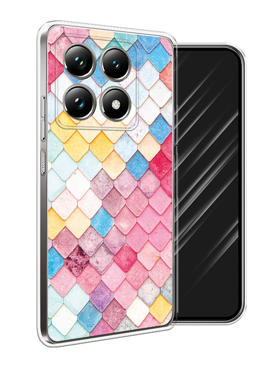 

Чехол Awog на Xiaomi 14T Pro "Нежные ромбики", Красный, 323450-1