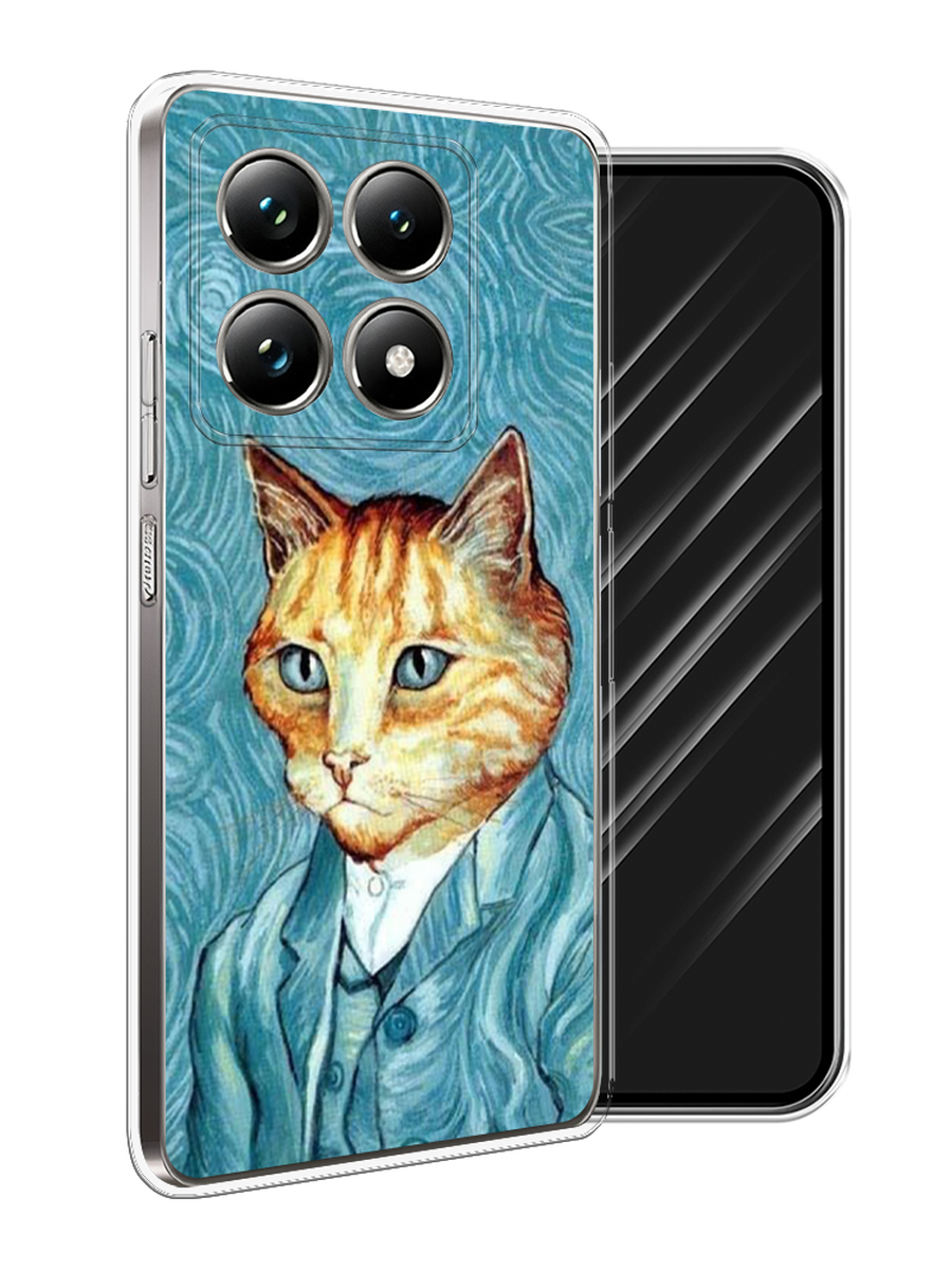 

Чехол Awog на Xiaomi 14T Pro "Кот Ван Гог", Голубой;коричневый, 323450-1