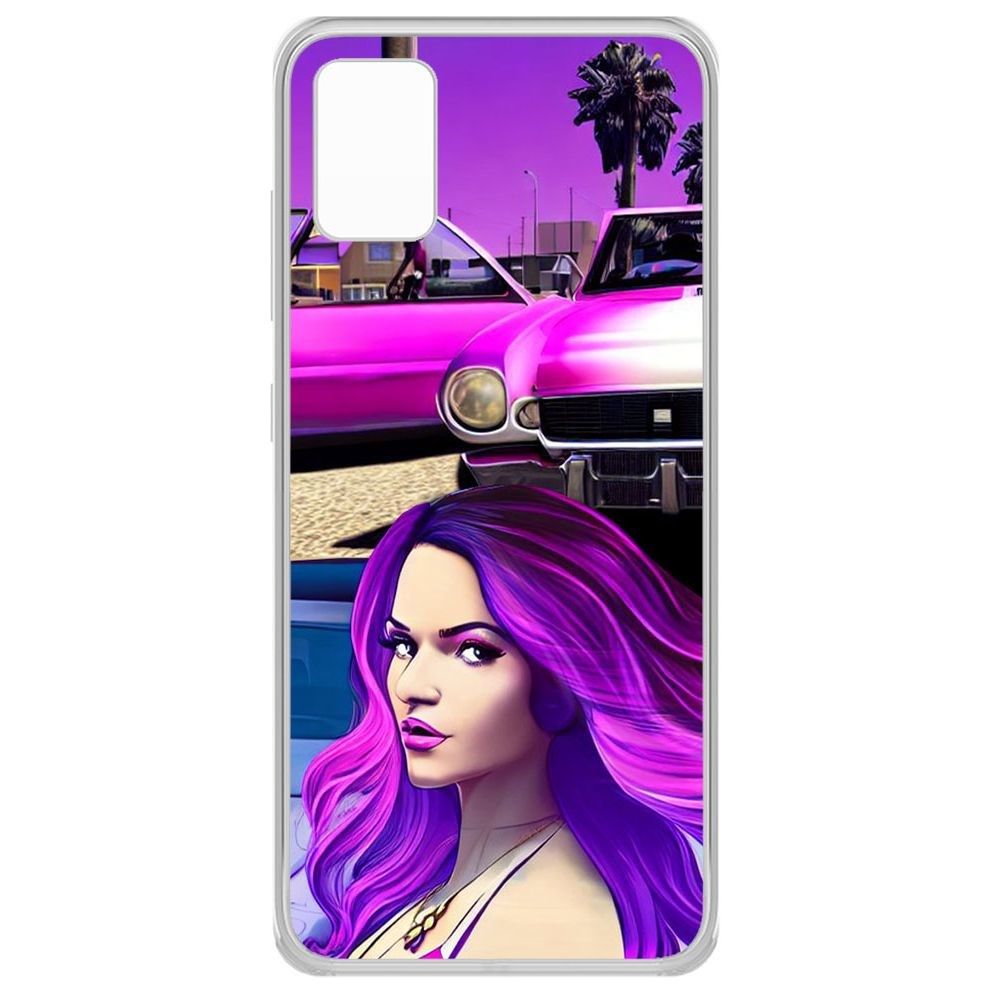 

Чехол-накладка Krutoff Clear Case Жизнь в розовом для Samsung Galaxy A51 (A515), Прозрачный