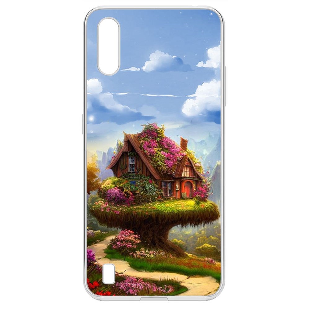 

Чехол-накладка Krutoff Clear Case Дом на дереве для Samsung Galaxy M01 (M015)