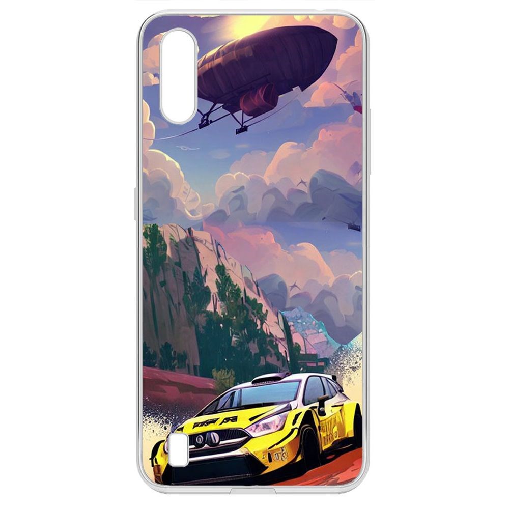 

Чехол-накладка Krutoff Clear Case Гонка для Samsung Galaxy M01 (M015)