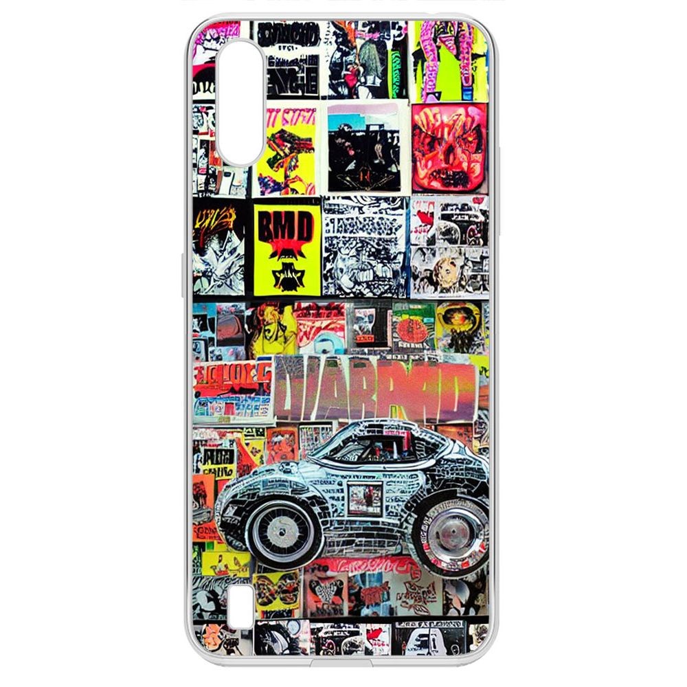 

Чехол-накладка Krutoff Clear Case Автопамфлет для Samsung Galaxy M01 (M015)