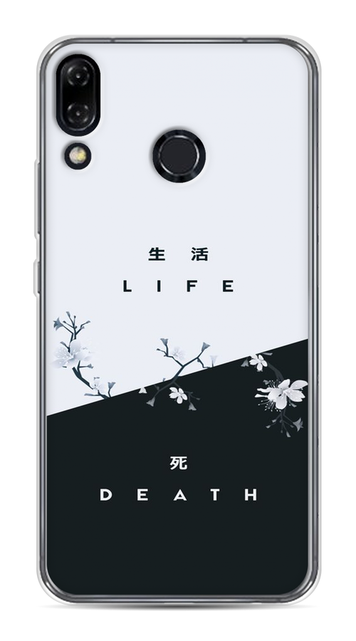 

Чехол Awog на Asus Zenfone 5 ZE620KL "Life and death", Черный;серый, 43350-7