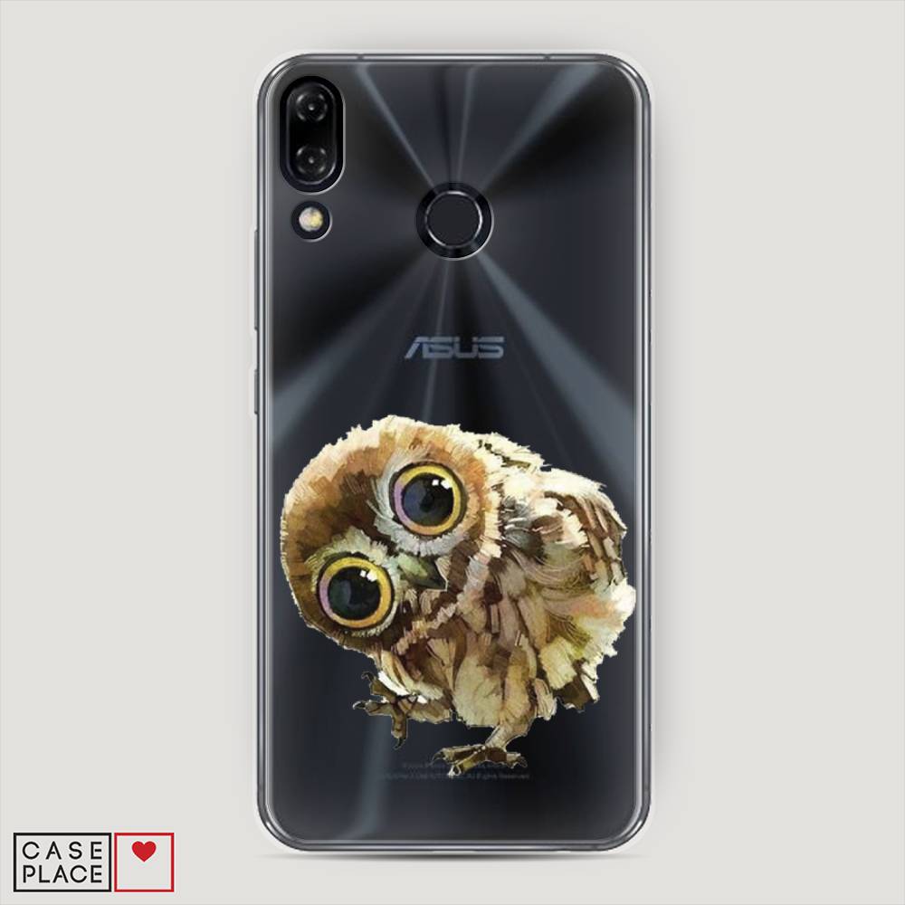 фото Чехол awog "любопытный совенок" для asus zenfone 5 ze620kl