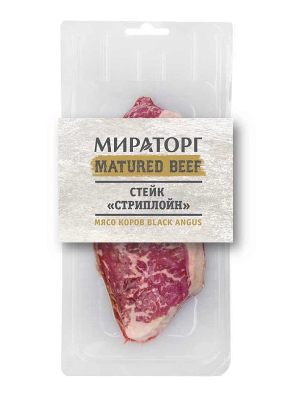 Стейк говядины Мираторг Стриплойн Matured Beef замороженный 200 г