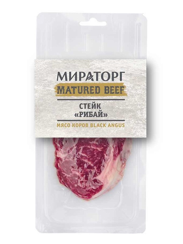 Стейк говядины Мираторг Рибай Matured Beef замороженный 200 г