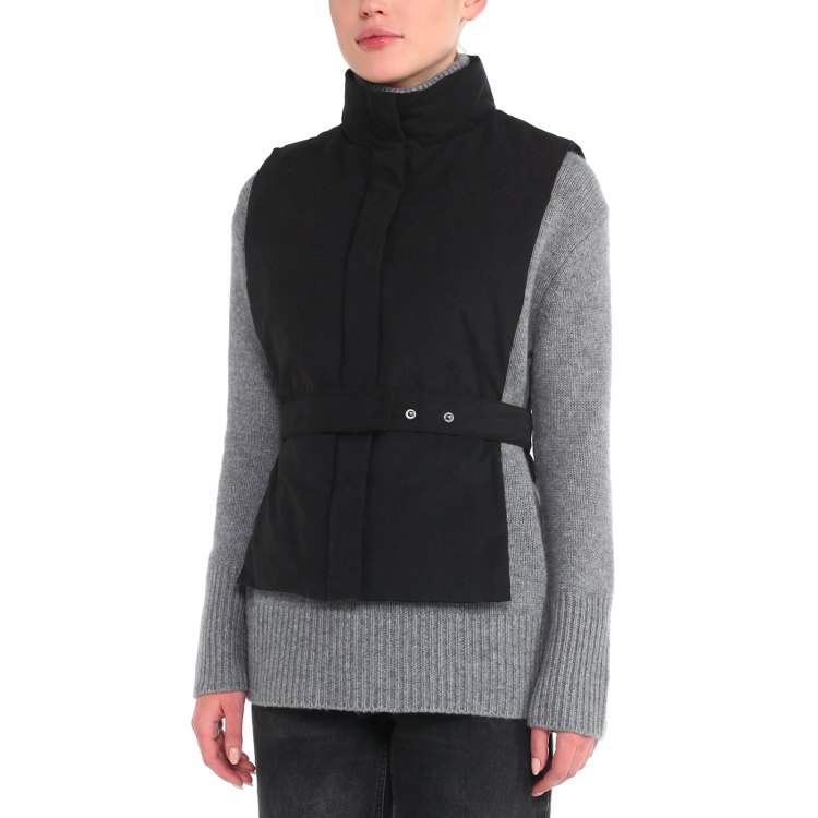 

Утепленный жилет женский Maison David MLYCAP-3-2 черный L, MLYCAP-3-2