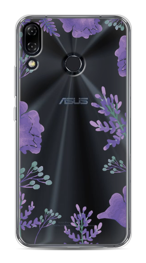 

Чехол Awog на Asus Zenfone 5 ZE620KL "Сиреневая цветочная рамка", Прозрачный;фиолетовый, 43350-8