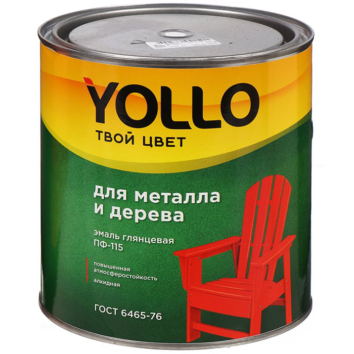 

Эмаль YOLLO, ПФ-115, красн, 2,8 кг