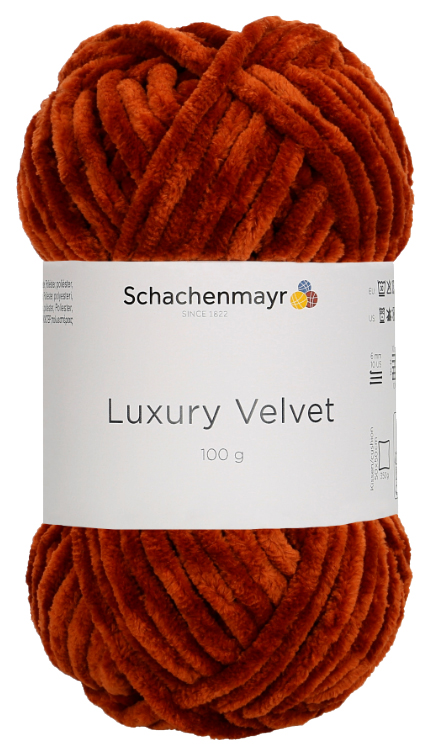 

Пряжа Schachenmayr 9807592 Luxury Velvet (00015, Fox), Оранжевый, Luxury Velvet