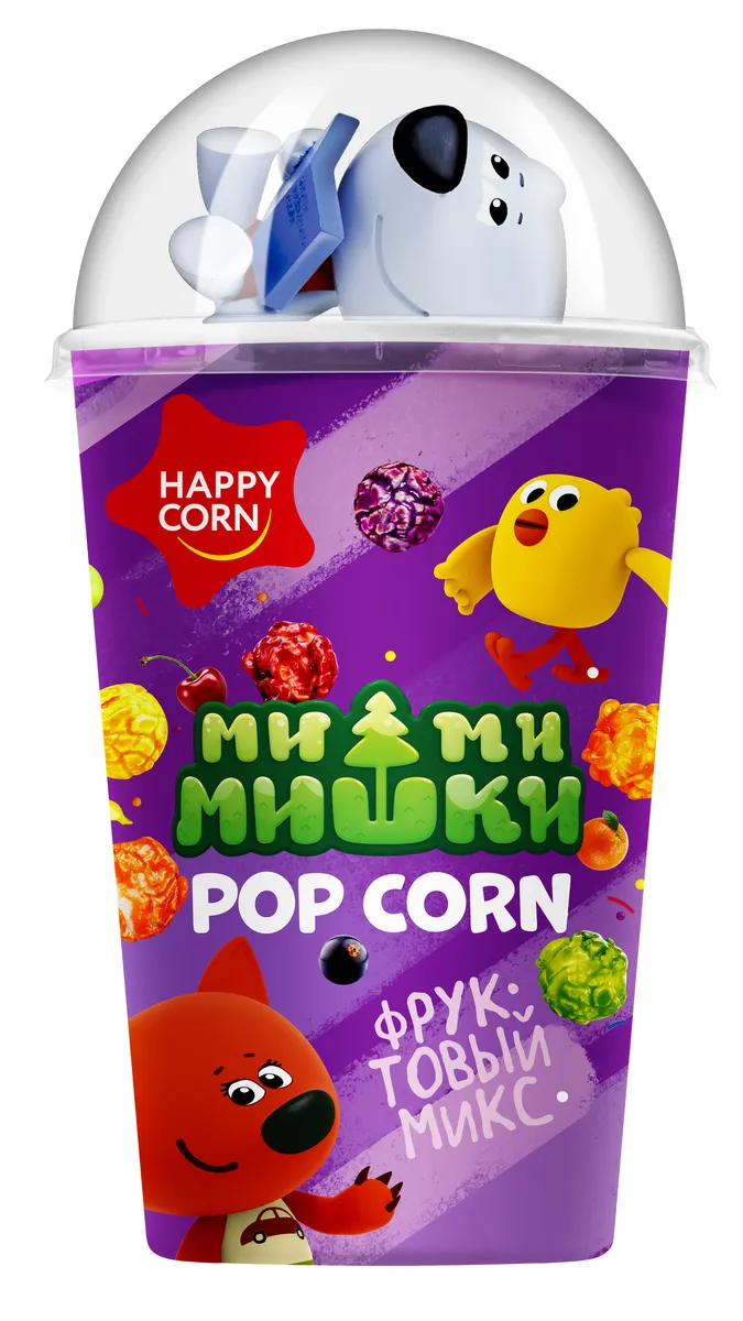 фото Попкорн happy corn ми-ми-мишки фруктовый 50 г