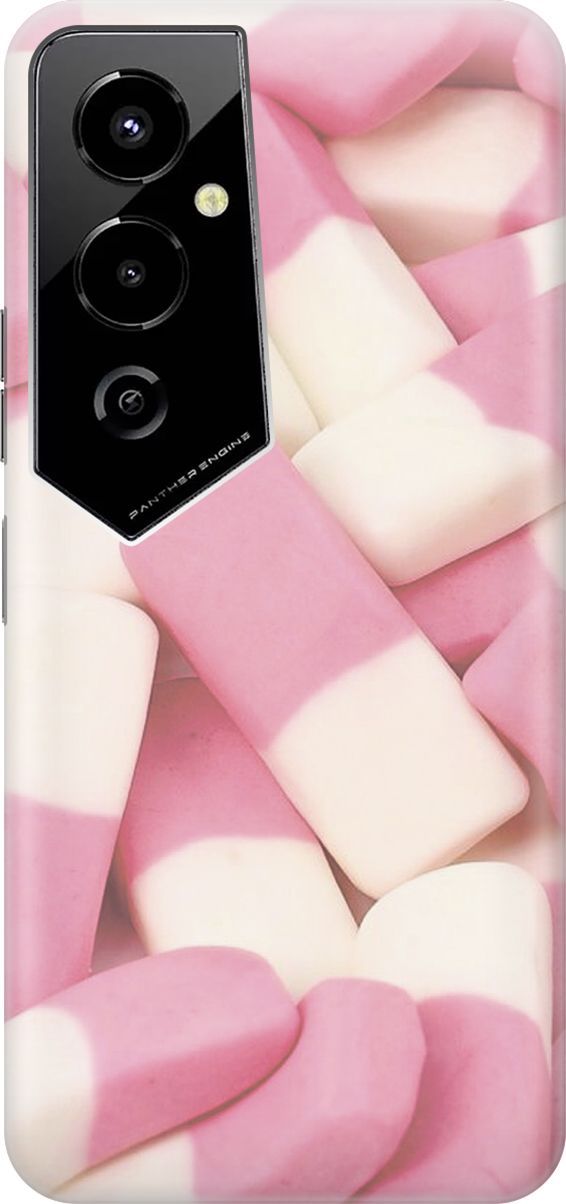 

Чехол на Tecno Pova 4 Pro с принтом "Бело-розовые мармеладки", Белый;розовый, 158091