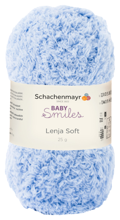 фото Пряжа schachenmayr 9807560 lenja soft baby smiles (01054, hellblau)