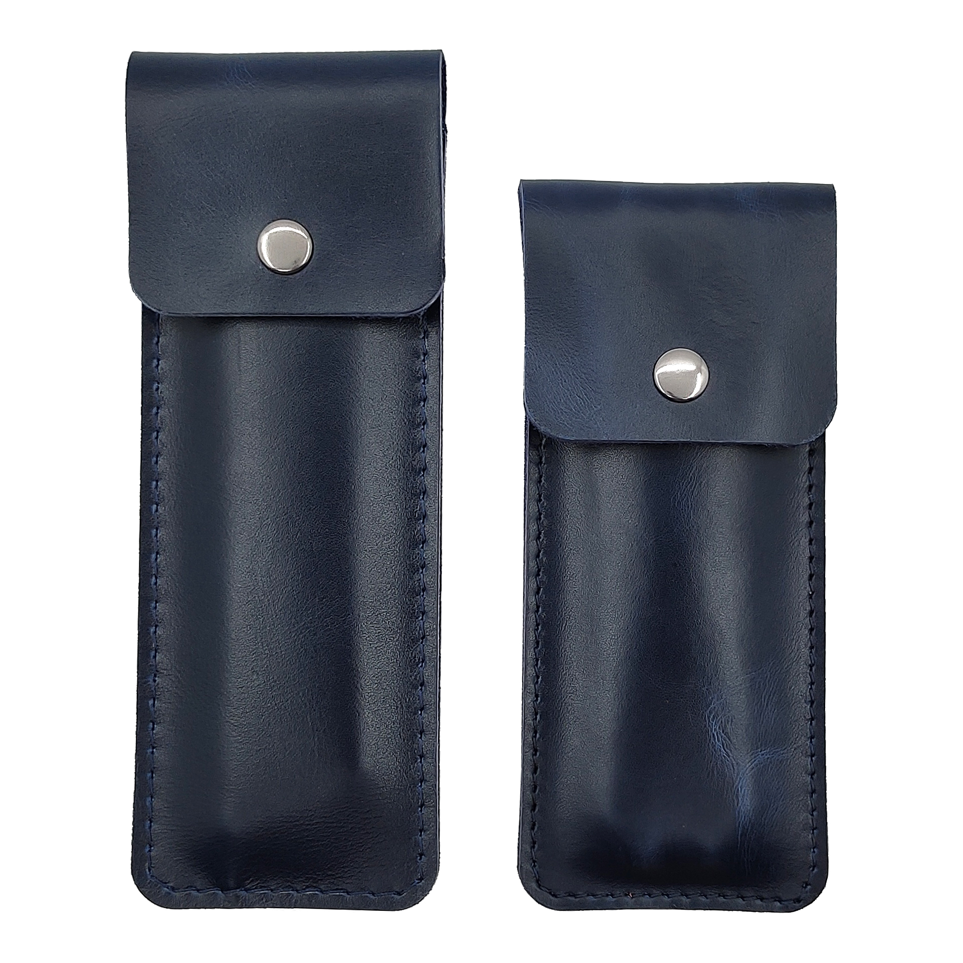 Пенал Shiva Leather из натуральной кожи MBN-PENAL-BL Темно-синие 2 шт