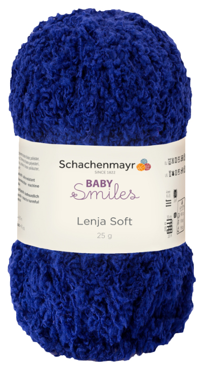 

Пряжа Schachenmayr 9807560 Lenja Soft Baby Smiles (01050, marine), Синий, Lenja Soft