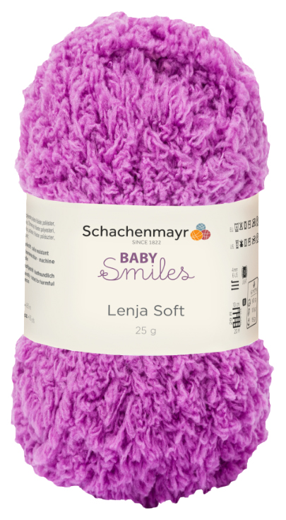 Пряжа Schachenmayr 9807560 Lenja Soft Baby Smiles (01047, orchidee)