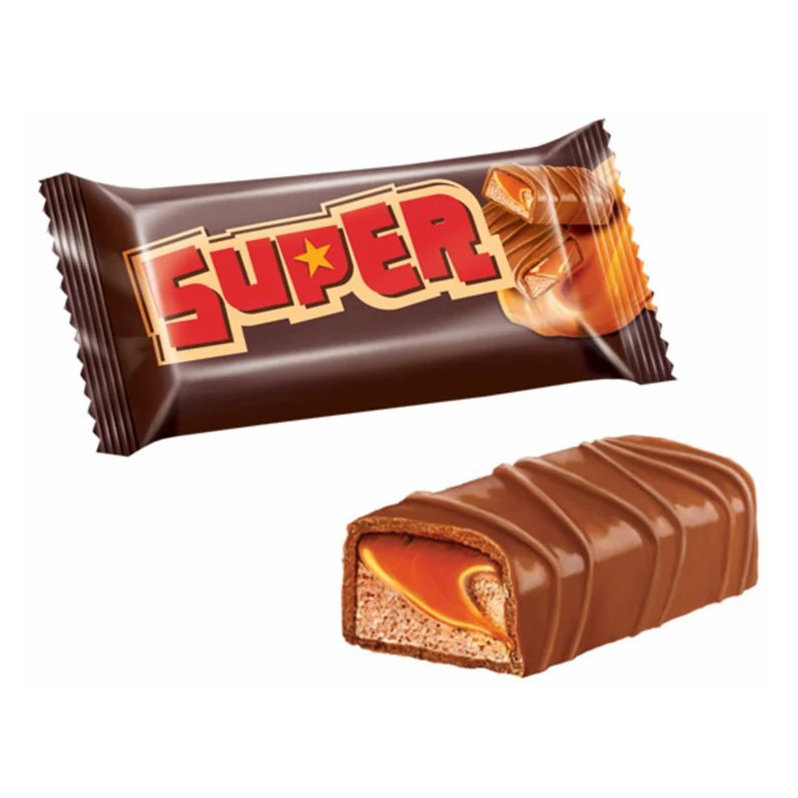 

Конфеты Super с нугой и карамелью