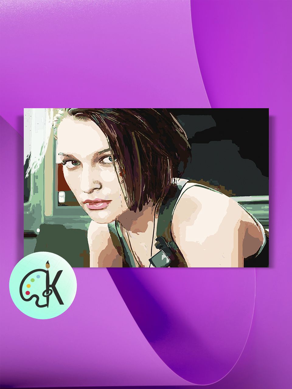 

Картина по номерам на холсте Культура Цвета Resident Evil 3, 40 х 60 см, Resident Evil 3
