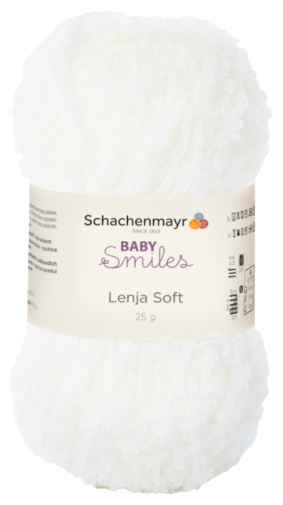 Пряжа Schachenmayr 9807560 Lenja Soft Baby Smiles (01002, natur)