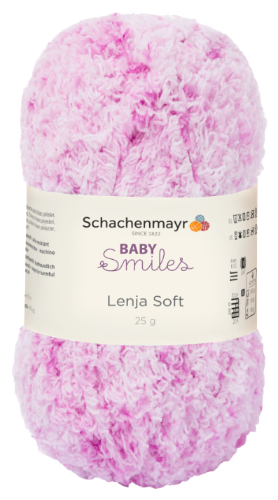 

Пряжа Schachenmayr 9807560 Lenja Soft Baby Smiles (00086, orchid spray color), Розовый, Lenja Soft