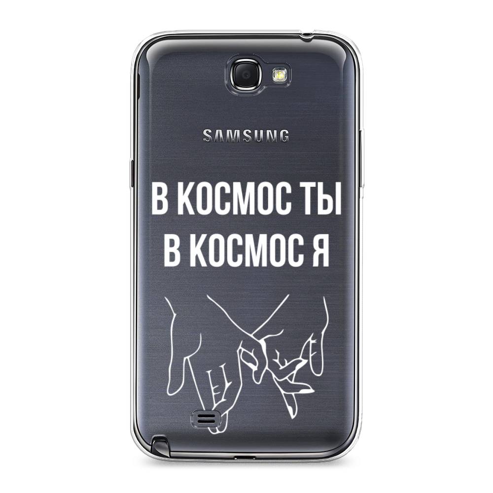 фото Чехол awog "в космос ты в космос я" для samsung galaxy note 2