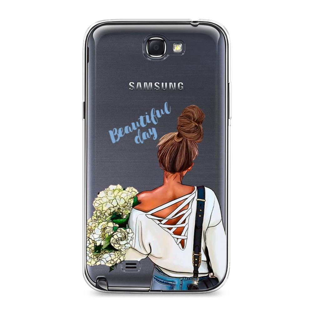 

Чехол Awog на Samsung Galaxy Note 2 / Самсунг Note 2 "Beautiful day vector", Коричневый;белый;зеленый, 23250-6